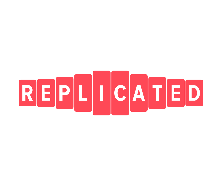 Replicated logo